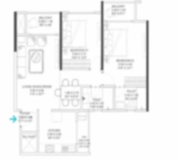 4.5bhk unit plan